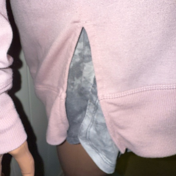 GAIAM Light Pink Pullover Hoodie Athleisure Sweatshirt Size L - Picture 4 of 6